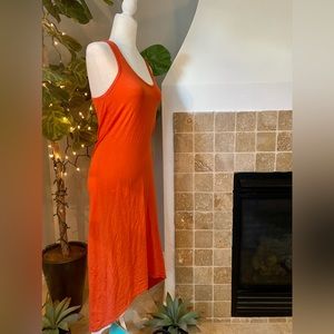 Sundry Racerback Maxi Dress Orange